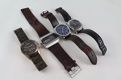 View Details Men's WRISTWATCHES Quartz Inc Emporio Armani, Fossil Etc. Working X 4 • 13.50£