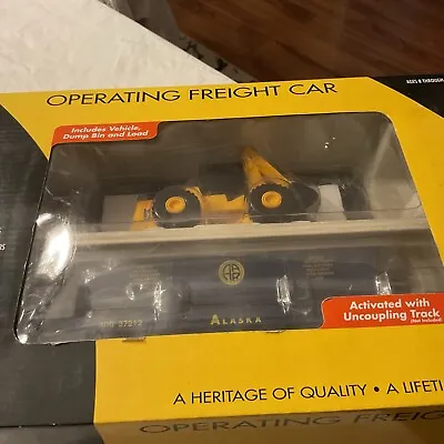 K-Line By Lionel Alaska Operating Coal Dump Car 6-22144 With Vehicle New In Box • $39