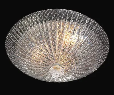 Ceiling Lamp In Murano Glass Venetian Lighting Italian Fixture Light Crystal A • $617.55