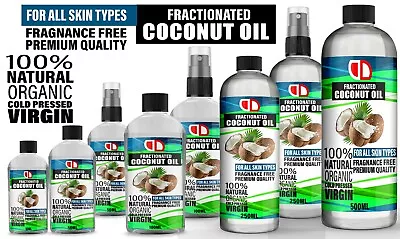 Coconut Fractionated Oil Perfect For Moisturising And Massage High Quality UK • £3.99