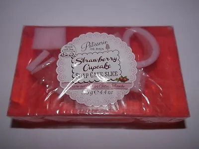 Strawberry Cupcake Hand Soap Cake Slice 125g Patisserie De Bain Bar Of Soap Gift • £4.25