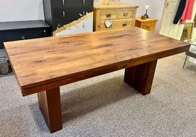 Barker & Stonehouse Solid Walnut Dining Table • £325