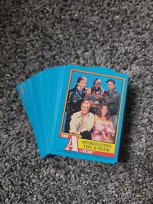 1983 Topps The A-Team Trading Card Set (66) Nm/Mt Shape Corners!  • $56