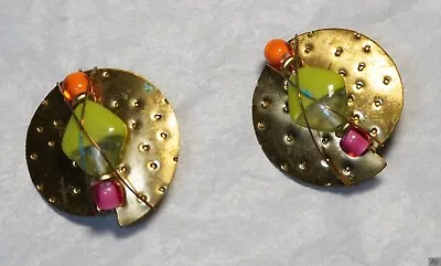 Vintage Copper Beads Clip On Earrings Unbranded • $3.50