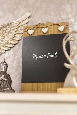 £10.99 • Buy Vintage Wooden Chalk Board Sign Blackboard Message Board Wedding Kitchen Menu