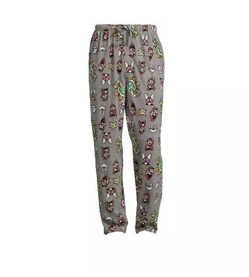 SUPER MARIO BROS 3 Nintendo MENS Pockets Soft Sleep Lounge Pants 2XL (44-46) NEW • $23.98