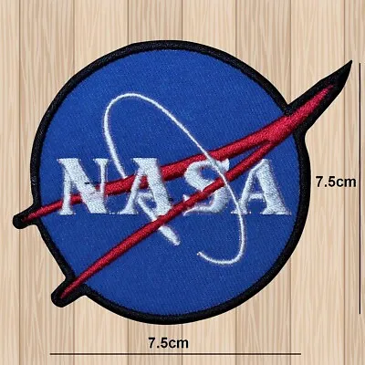 Nasa Iron Or Sew On Patch Embroidered Applique Badge Logo • £2.99