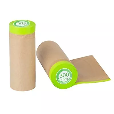 Masking Paper 12 Inch X 50 Feet Tape Drape Painting Auto 2 Rolls Wall Covering • $24.83