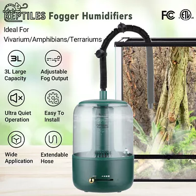 Inkbird Reptiles Humidifiers Fogger Humidity Control Burning-Resistant Mushroom • $41.75