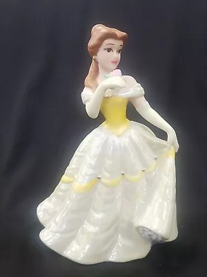 $19.50 • Buy Disney Belle Beauty And The Beast 6  Porcelain Figurine-Mint