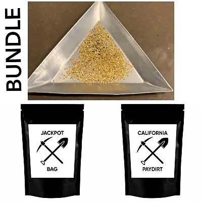 $1.25 • Buy Bundle Paydirt Bags Guaranteed Rich Gold Panning Paydirt | 2 Bags Gold Hunt