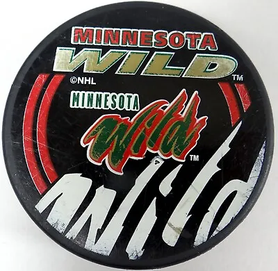 Minnesota Wild NHL Hockey Puck Early 2000s Souvenir Inglasco Vegum Slovakia • $4.99