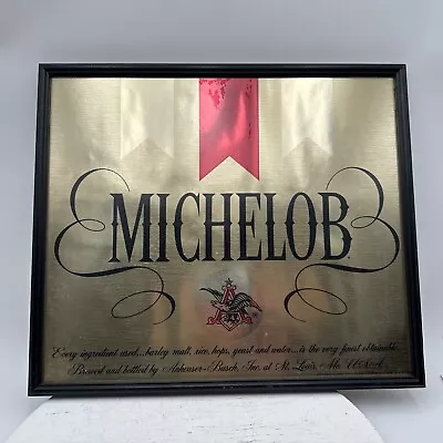 Michelob Ultra Vintage 90’s Beer Sign Framed Vintage Style 18  X 16  • $9.99