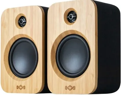 House Of Marley Get Together Duo Powerful Wireless Bookshelf Speakers • $109.99