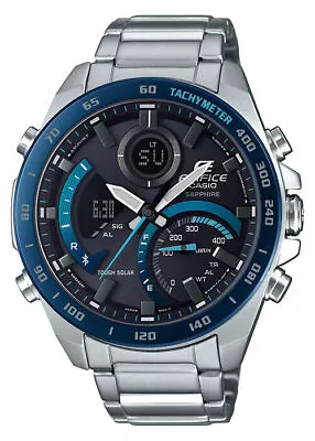 CASIO EDIFICE ECB-900YDB-1BJF Black Bluetooth Solar Men's Watch New In Box • $410.39