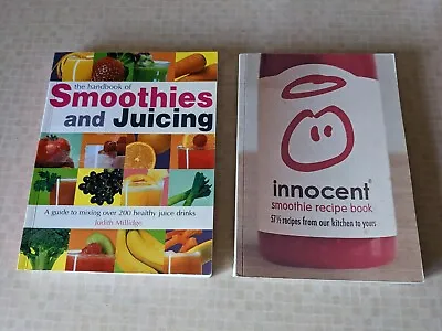 Innocent Smoothie Recipe Book + Handbook Of Smoothies + Juicing Book J Millidge • £3.99