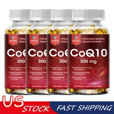 Coenzyme Q-10 300mg Supplement Heart Health SupportIncrease Energy & Stamina • $12.99