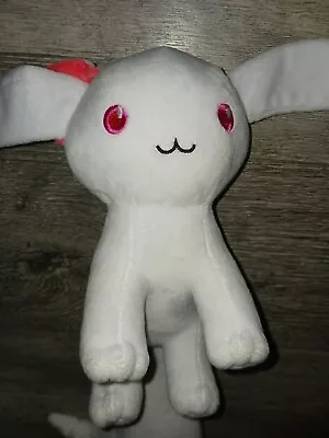 Puella Magi Madoka Magica Kyubey Plush Doll Figure Toy 16 Inches Long No Tags • $16