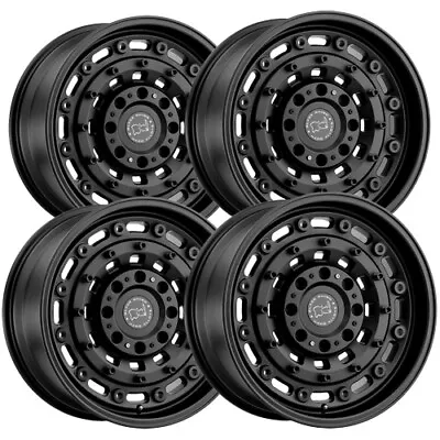 (Set Of 4) Black Rhino Arsenal 16x8 6x130 +38mm Matte Black Wheels Rims 16  Inch • $1080