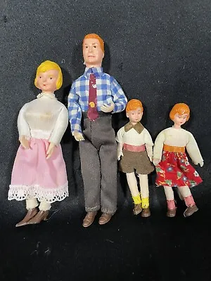 Vintage Thread Wrapped German Dollhouse Dolls  Minature • $29.99