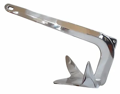 $349.98 • Buy 22 Lbs 10 Kg Stainless Steel 316 Bruce/Claw Boat Anchor 