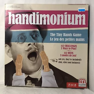 Handimonium   The Tiny Hand Game - By Mattel - C. 2018 - Complete • $31.04