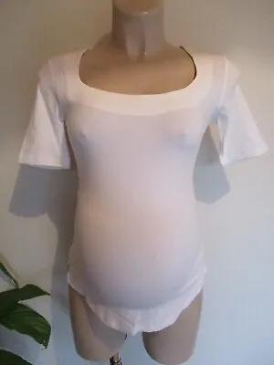 Arabella B Maternity Pink Or Ivory Basic Scoop Neck T-shirt Top All Sizes New • £5