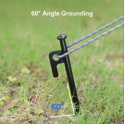 Tent Pegs Heavy Duty Steel Camping Hiking Outdoor Ground Stakes Metal Nail Au • $7.98