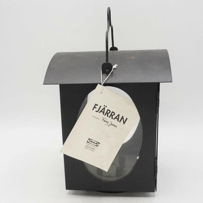 $16.99 • Buy Fjärran Ikea Franz James Black Metal Candle Holder Hanging Lantern