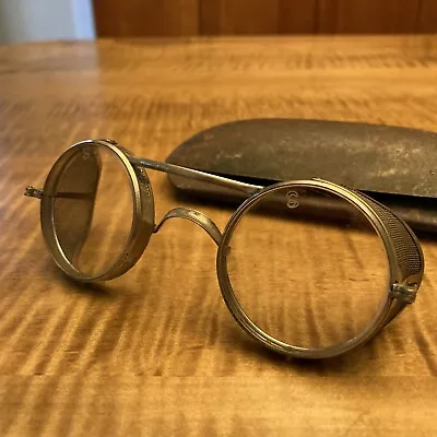 $40 • Buy Rare Vintage Saniglas Kings Safety Goggles With Original Metal Case