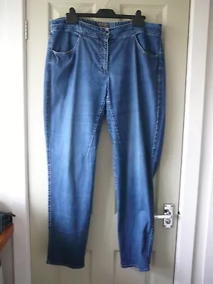 £59 • Buy Oska Sz 5  Blue Denim Jeans With Stretch.