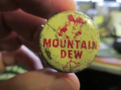 Mountain Dew WEST VIRGINIA State Logo Cork Lined Crown Cap For Soda Pop Bottle • $9.99