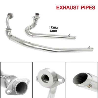 $159 • Buy Shortshots Staggered Exhaust Pipes Baffles Chrome For Yamaha V Star 1100 XVS1100
