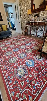 Red Super Kazak Oriental Area Rug 9ft -8 X 6ft-7 Wool Hand-knotted Rug Carpet • £395