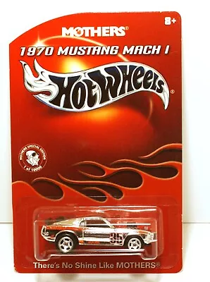 2003 Hot Wheels Mothers Wax Special Edition 70 Mustang Mach 1 Chrome 1/10000 • $25.99