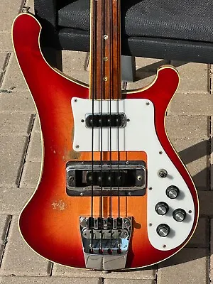 1976 Rickenbacker 4001 Fretless Bass Very Rare Example That's A Beat Sweet Bass. • $3995