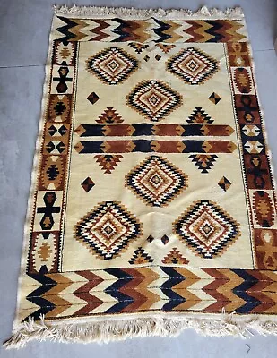 Vtg 70s Navajo Hayim & Co Area Rug Southwest  • $200