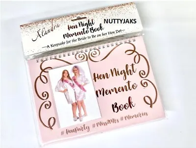 £3.89 • Buy Hen Party Night Memento Comments Photos Memory Scrapbook Book Bride To Be Gift