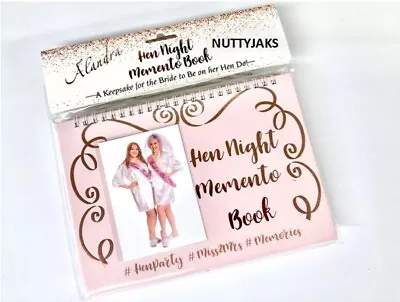 £3.89 • Buy Hen Party Night Memento Comments Photos Memory Scrapbook Book Bride To Be Gift