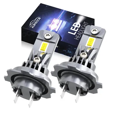 H7 LED Headlights Bulbs Kit High Low Beam 6500K Super Bright White Lights 2x • $59.99