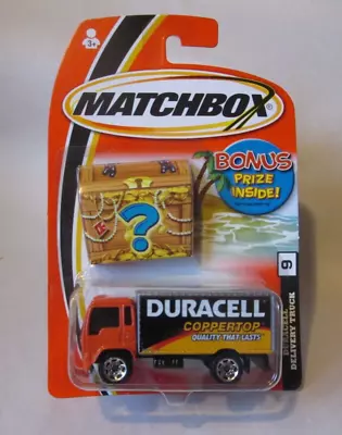 Matchbox #9 Duracell Coppertop Battery Delivery Truck + Treasure Chest Inside • $9.95