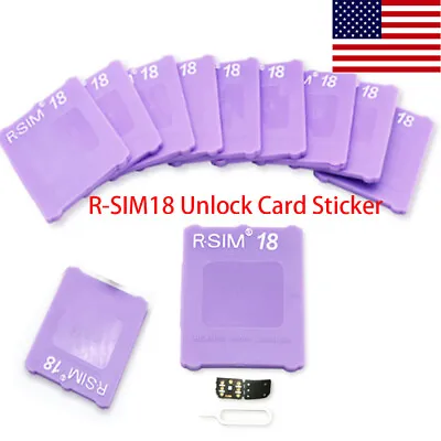 5G R-SIM18 Unlock Card Sticker Card Unlock E-SIM IOS16 System For Phone14 Series • $14.59