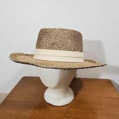 Men's Coolibar UPF 50+ Golf Sun Wide Brim Straw Hat One Size 22  Circumference  • $39.99