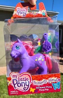 G3 My Little Pony FIZZY POP New In Box! 2005 Shimmer Pony Butterfly Island 💜 • $20