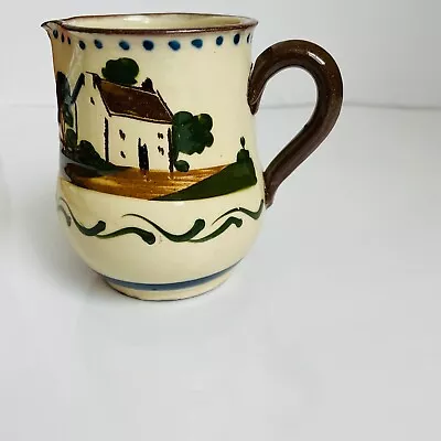 Torquay Devon Motto Ware Vintage Hand Painted Creamer ‘Say Little But Think Much • $14