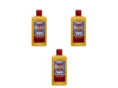 Brasso Multi-Purpose Metal Polish 8 Oz. (3-Pack) Free Shipping • $11.55