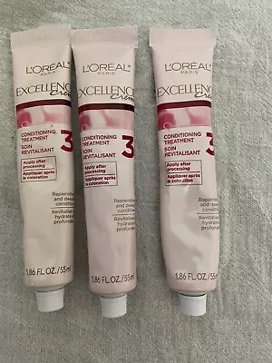 Lot Of 3 Loreal Paris Excellence Creme Conditioning Treatment #3 Hair Color • $28.95