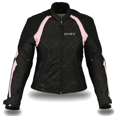 Ladies Motorbike Motorcycle Waterproof Cordura Jacket BPSLIM FIT XL (Size10) • $68.19