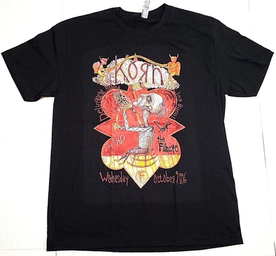 $20.60 • Buy KORN T-shirt Fillmore 1996 Nu Metal Alternative Rock Mens Tee Men's New