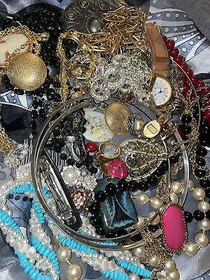 Lot Of 30+Pc  Assorted Vintage To Now Jewelry/Some Signed A Few Flaws Untested • $51